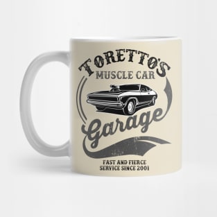 Toretto's Muscle Car Garage Lts Mug